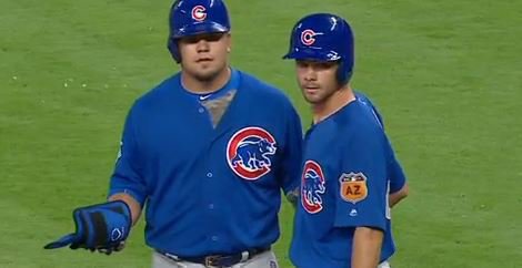 WATCH: Schwarber refuses to leave game