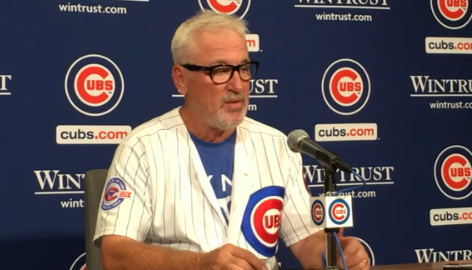 WATCH: Maddon discusses Almora being thrown out in 9th inning