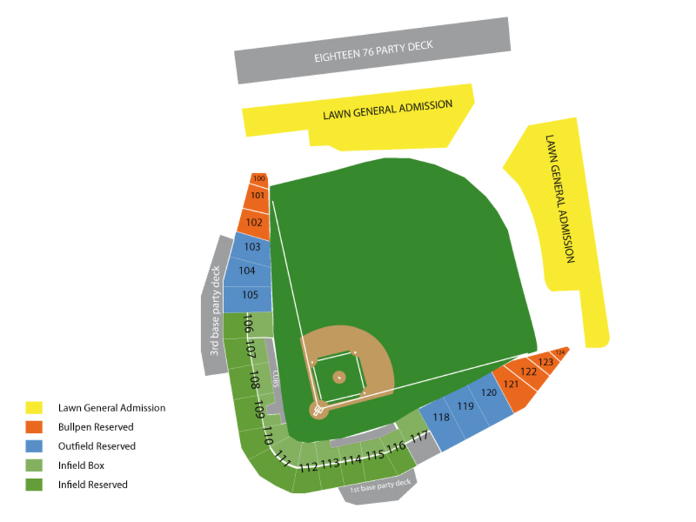 Wrigley Field Seating Chart and Parking Map - CubsHQ
