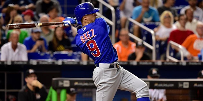 100!  Baez's slam leads Cubs to 100 wins for first time since 1935