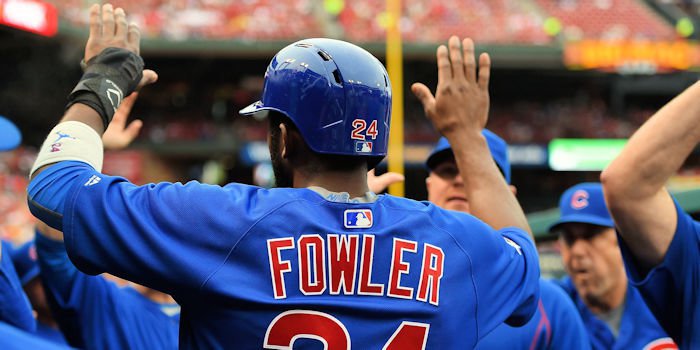 Fowler makes a splash in his return, Cubs down Brewers