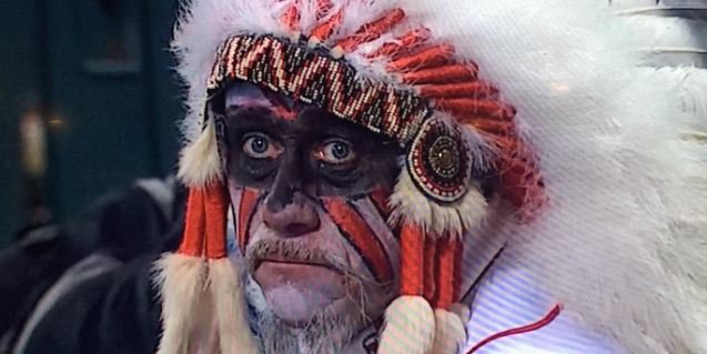 Photo: Depressed Cleveland fan at World Series