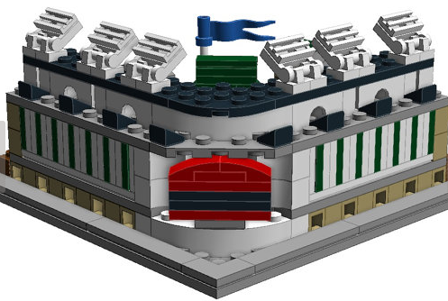 Cubs News: Buy your own Custom Mini LEGO Wrigley Field