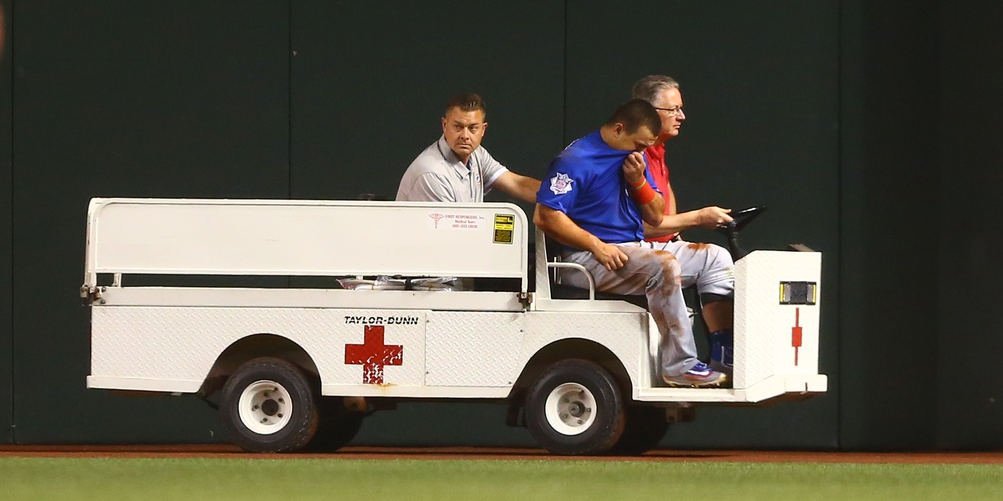 Schwarber hurt, Cubs roll to 3-0 start