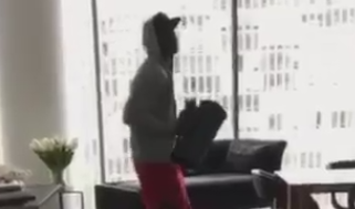 WATCH: Dexter Fowler walks around with a boom box