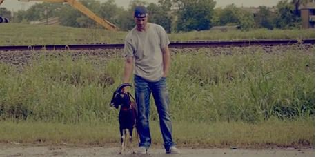 WATCH: Kris Bryant earns forgiveness from a Goat