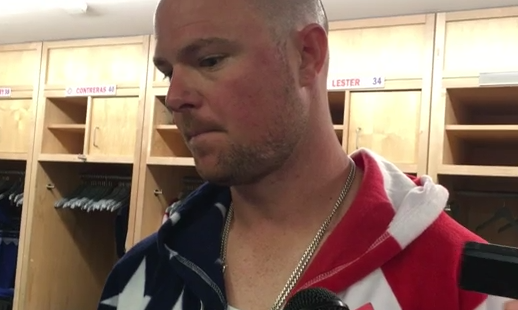 WATCH: Lester discusses game wearing his onesie