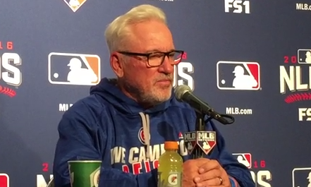 WATCH: Maddon explains his lineup for Game 1