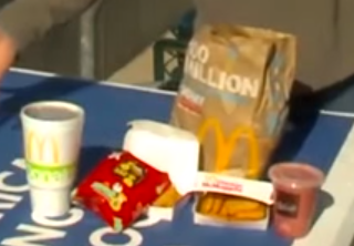 WATCH: Edwards used to eat tons of McDonalds during pregame