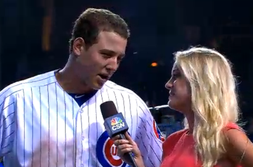 WATCH: Rizzo discusses Cubs' walk-off win