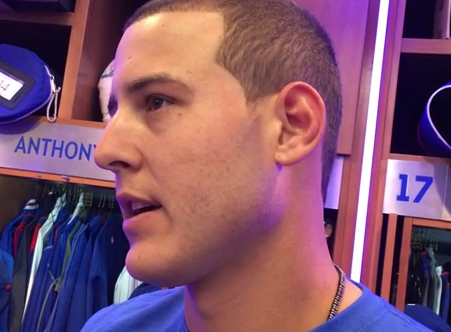 WATCH: Rizzo discusses his anniversary of being cancer-free