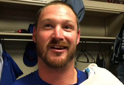 WATCH: Wood discusses playing LF and pitching vs. Reds