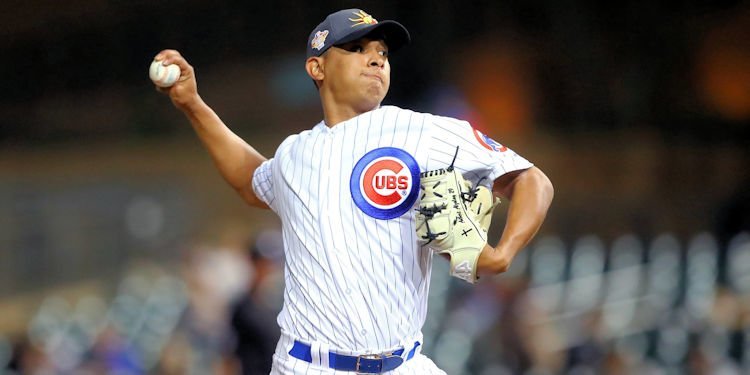 Adbert Alzolay could be brought up to the majors this season (Mark Rebilas - USA Today Sports)
