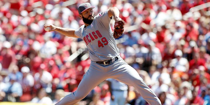 The Cubs' Jake Arrieta lost his second consecutive start after struggling against the Cardinals on Sunday. Credit: Scott Kane-USA TODAY Sports