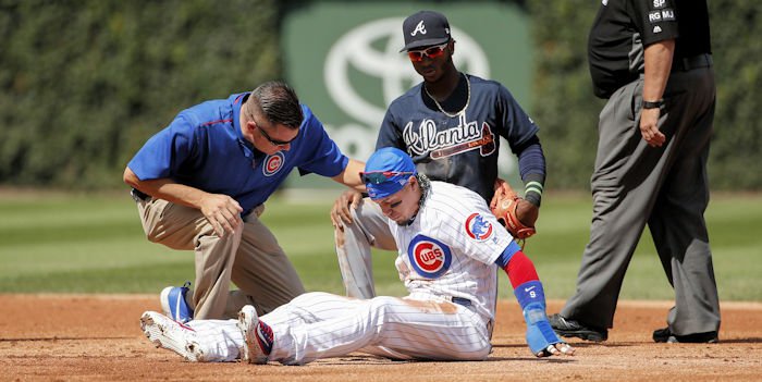 Cubs lose Baez and drop series finale