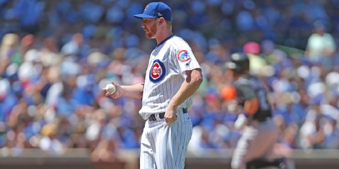 Chicago Cubs pitcher Eddie Butler failed to get redemption against his former squad on Saturday. Credit: Dennis Wierzbicki-USA TODAY Sports