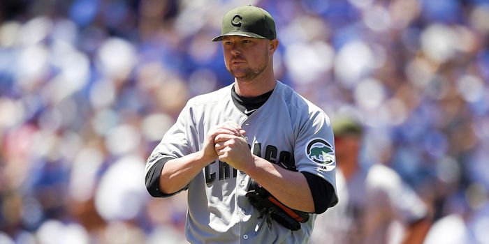Jon Lester falls to 3-3 after Sunday's loss (Photo by Kelvin Kuo, USA TODAY Sports)
