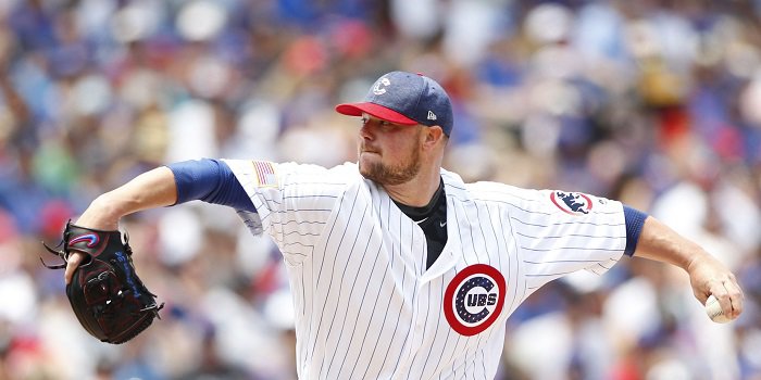 Chicago Cubs ace Jon Lester was far from effective in his Independence Day outing. Photo Credit: Caylor Arnold-USA TODAY Sports