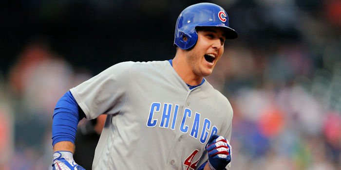 Batting leadoff for the first time in his career, Chicago first baseman Anthony Rizzo made a viable case for becoming the Cubs' everyday leadoff hitter. Credit: Brad Penner-USA TODAY Sports