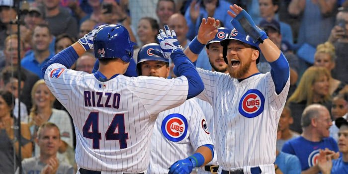 Chicago Cubs first baseman Anthony Rizzo hit the third grand slam of his career on Wednesday. Photo Credit: Patrick Gorski-USA TODAY Sports