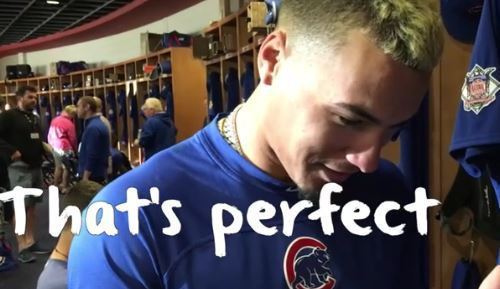 WATCH: Cubs react to Epstein's batting practice