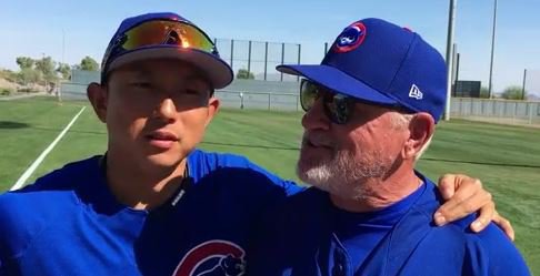 WATCH: Maddon and Kawasaki talk to Japanese reporters