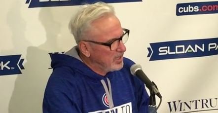 WATCH: Maddon discusses Schwarber's first day catching