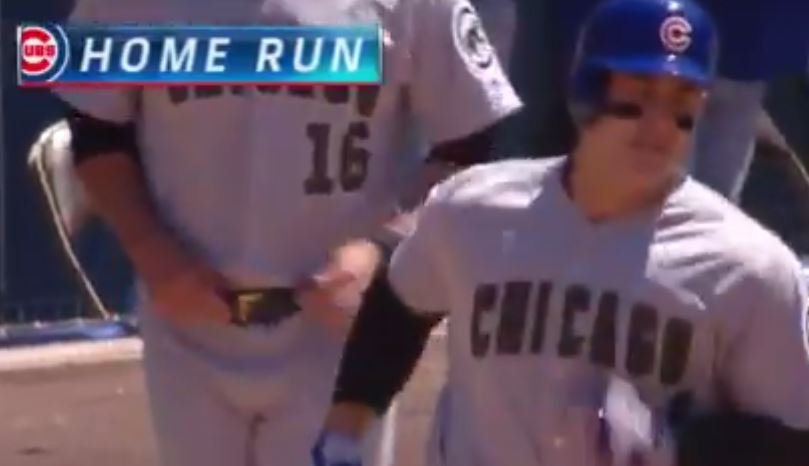 WATCH: Rizzo hits leadoff and crushes 1st pitch for homer