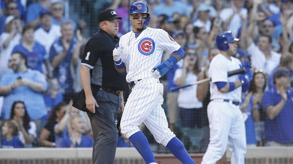 Javier Baez scored the sole run of the ballgame on a two-out single in the bottom of the sixth. (Photo Credit: Kamil Krzaczynski-USA TODAY Sports)