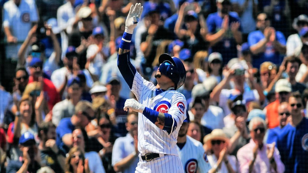 All-Star infielder Javier Baez's two hits were very critical to the Cubs' thrilling win. (Photo Credit: Jeffrey Baker-USA TODAY Sports)