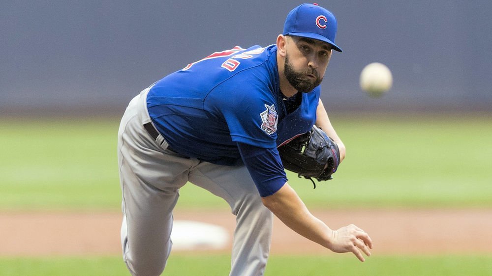 Tyler Chatwood's debut season with the Chicago Cubs has been marred by blunders, both of the pitching and defensive varieties. (Photo Credit: Jeff Hanisch-USA TODAY Sports)