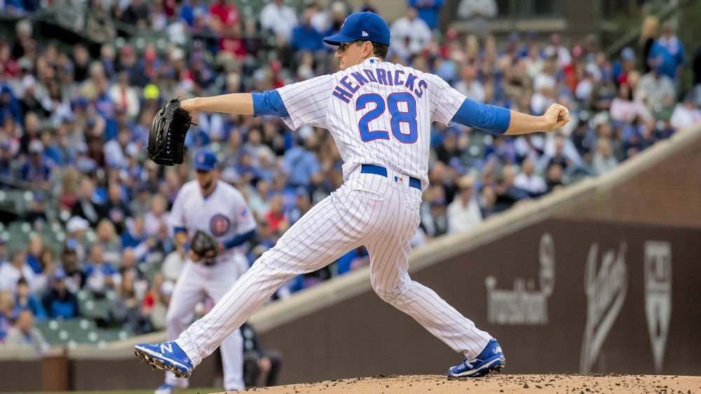 Chicago Cubs starter Kyle Hendricks pitched a gem to help lead his team to victory. (Photo Credit: Patrick Gorski-USA TODAY Sports)
