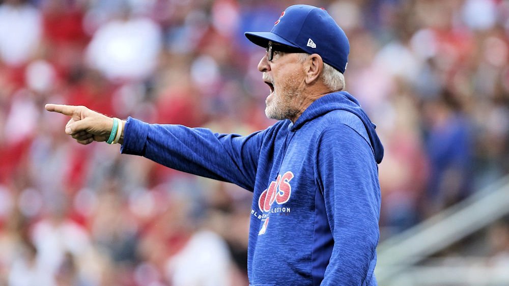 Cubs manager Joe Maddon could not care less about the race between the Brewers and the Cardinals for the division crown. (Credit: David Kohl-USA TODAY Sports)