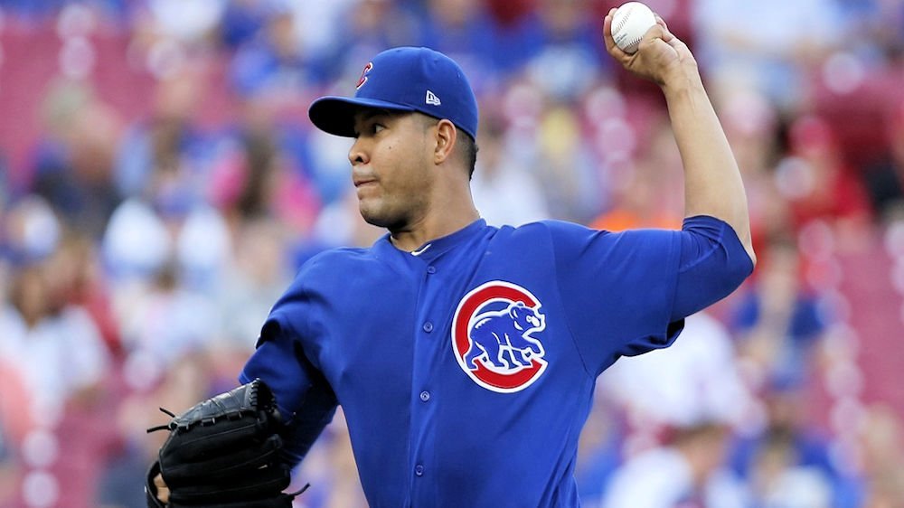 Jose Quintana's fifth-inning troubles proved disastrous for the Cubs. (Photo Credit: David Kohl-USA TODAY Sports)