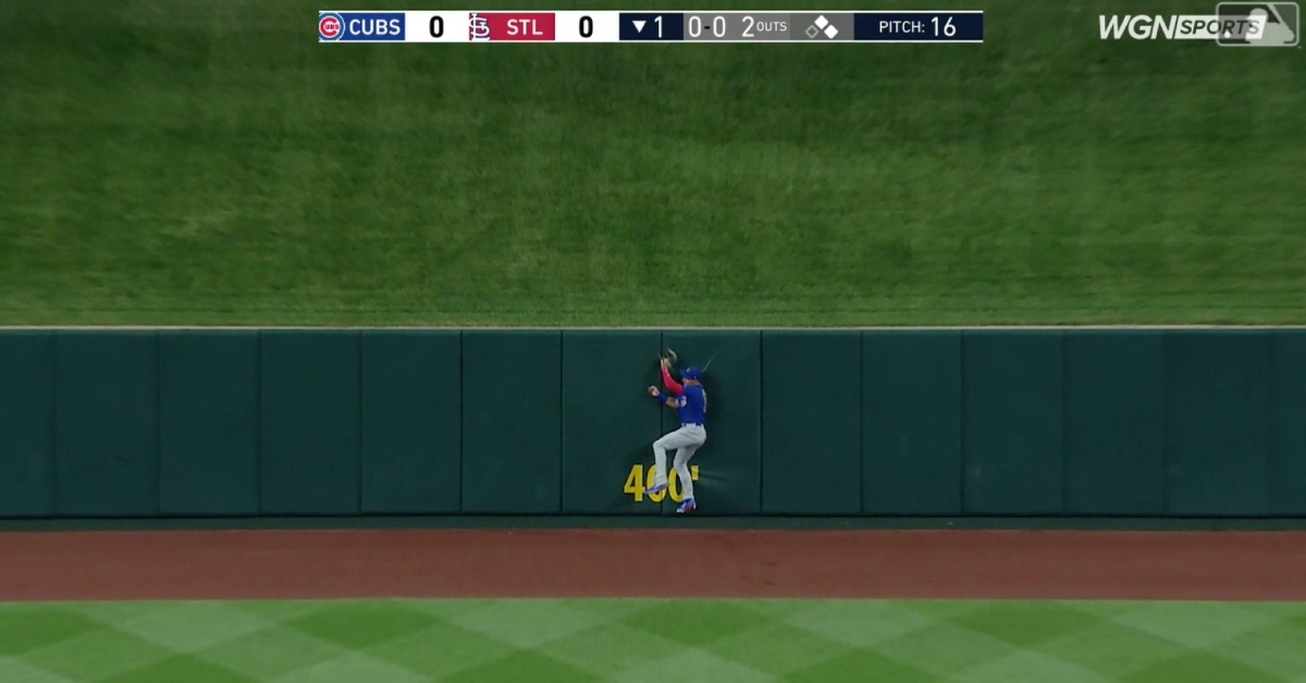 Chicago Cubs center fielder Albert Almora Jr. prevented the St. Louis Cardinals from garnering an opening-inning advantage on Friday.
