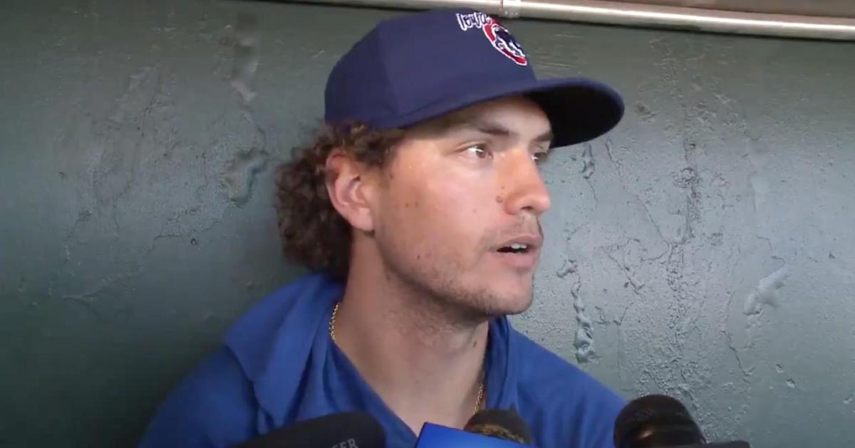 Chicago Cubs center fielder Albert Almora Jr. was upbeat when discussing being sent down to Triple-A.