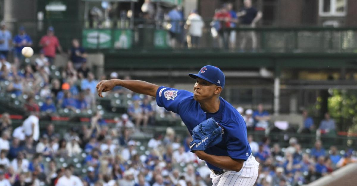 For now, the Cubs are sticking with Adbert Alzolay as a starting pitcher. (Credit: David Banks-USA TODAY Sports)