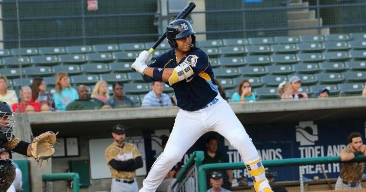 Amaya is one of the Cubs' prized prospects (Photo credit: MB Pelicans)