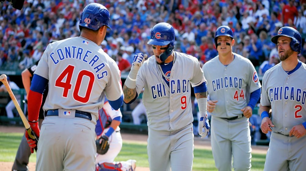 Baez homers twice in Cubs' blowout win over Rangers