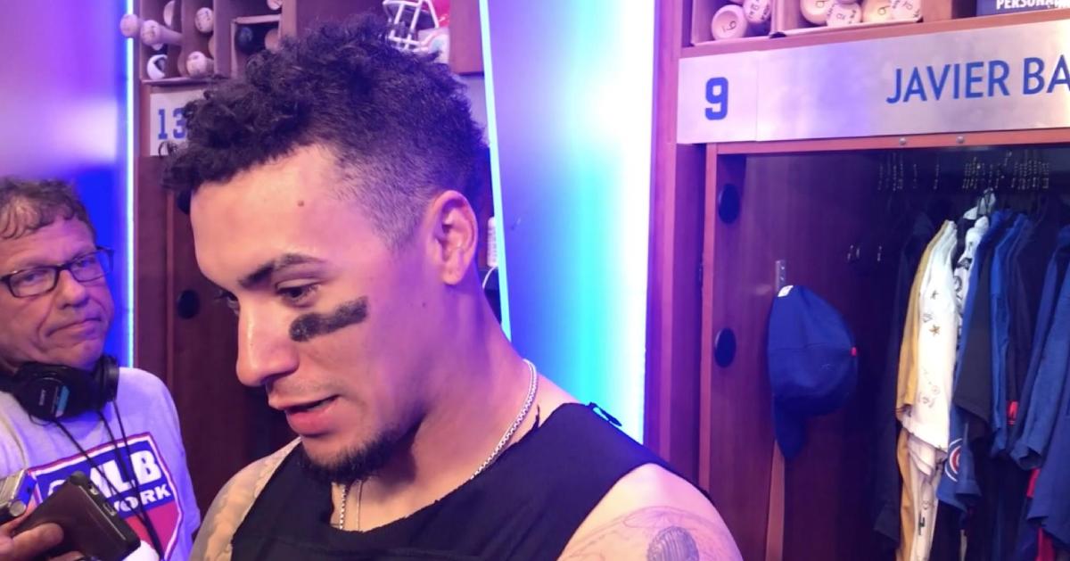 Javier Baez told the media that his behind-the-back, no-look tag was a play that he had practiced before.