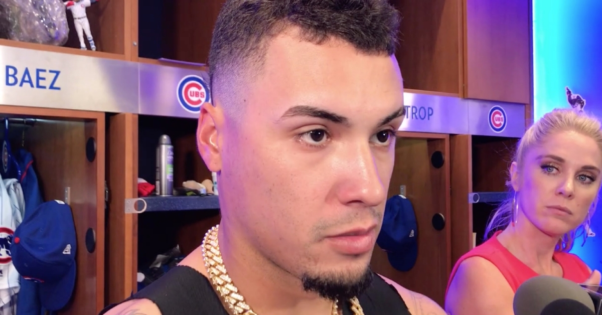 Chicago Cubs shortstop Javier Baez stepped up to the plate for the first time since Sept. 5 on Saturday.