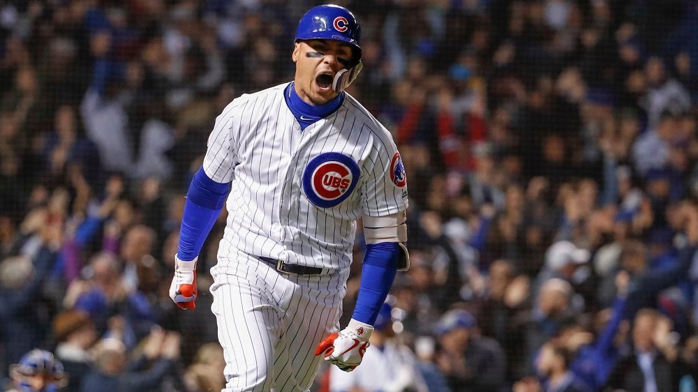 Baez has big-time home run power for the Cubs (Kamil Krzaczynski - USA Today Sports)