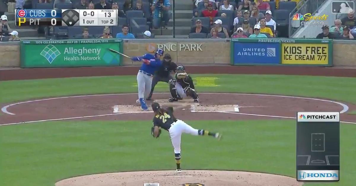In the second inning on Wednesday, Victor Caratini powered a jack into the bleachers at PNC Park.