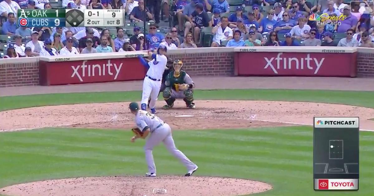 Victor Caratini went yard for the sixth time on the year with a 433-foot dinger hit out to straightaway center field.