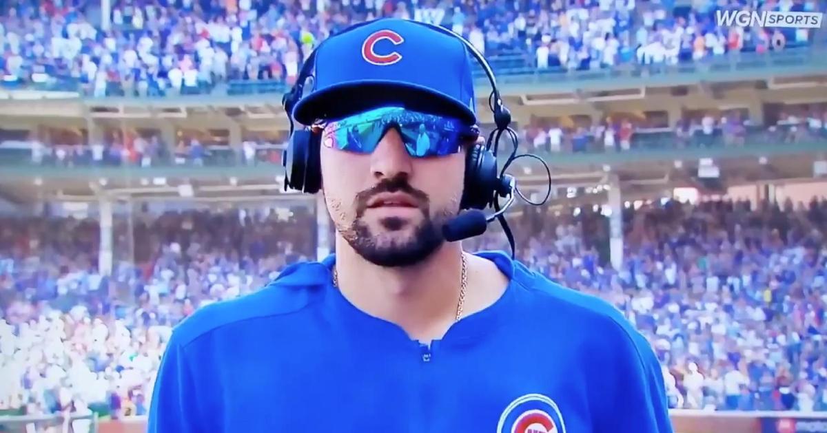 New Cub Nicholas Castellanos was blown away by the passionate fans loudly singing in the stands at Wrigley Field.