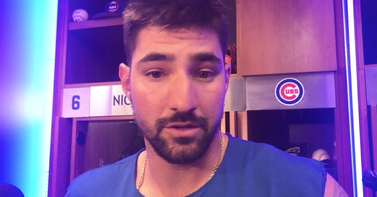 Nicholas Castellanos talked about playing with current Cubs teammate Javier Baez in the Arizona Fall League seven years ago.