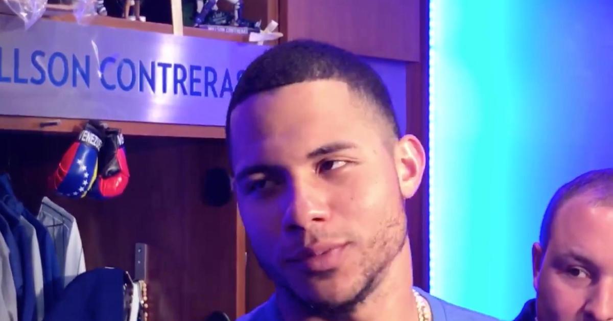 Willson Contreras told the press that his squabbling with Tyler Flowers "should be over."