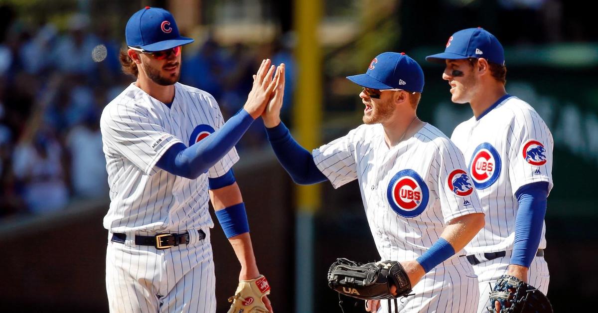 After needing all 12 of their runs to win on Wednesday, the Chicago Cubs needed just one run to win on Thursday. (Credit: Jon Durr-USA TODAY Sports)
