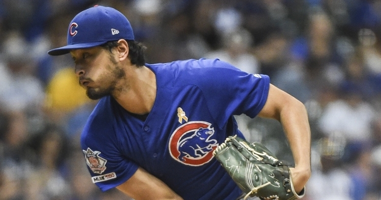 Darvish has the ability to be an ace for the Cubs (Benny Sieu - USA Today Sports)