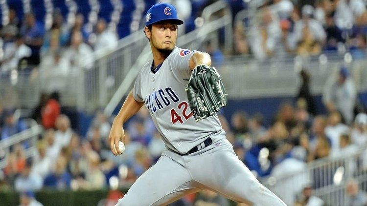 Yu Darvish likely suffered from the Houston Astros' sign stealing while he was a member of the Los Angeles Dodgers. (Credit: Steve Mitchell-USA TODAY Sports)